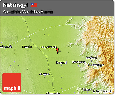 Physical 3D Map of Natsingyi