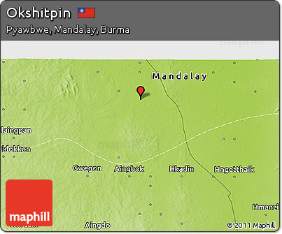 Physical 3D Map of Okshitpin