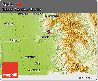 Physical 3D Map of Sedo