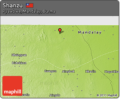 Physical 3D Map of Shanzu
