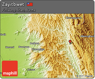 Physical 3D Map of Zayitbwet