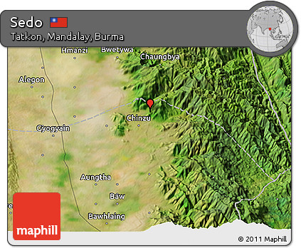 Satellite 3D Map of Sedo