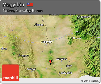 Satellite 3D Map of Magyibin