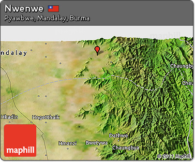 Satellite 3D Map of Nwenwe