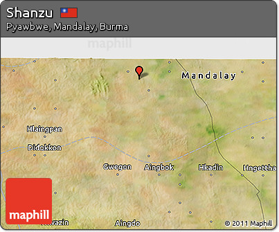 Satellite 3D Map of Shanzu