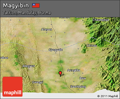 Satellite 3D Map of Magyibin