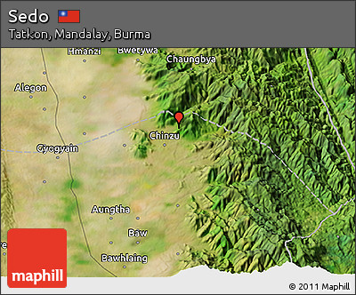 Satellite 3D Map of Sedo