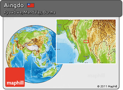Physical Location Map of Aingdo