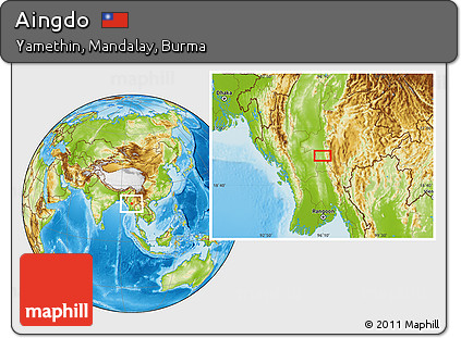 Physical Location Map of Aingdo