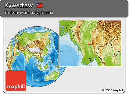 Physical Location Map of Kywettaw