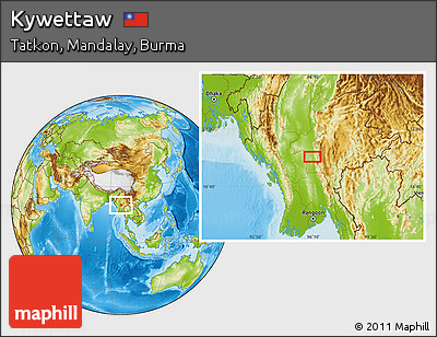 Physical Location Map of Kywettaw