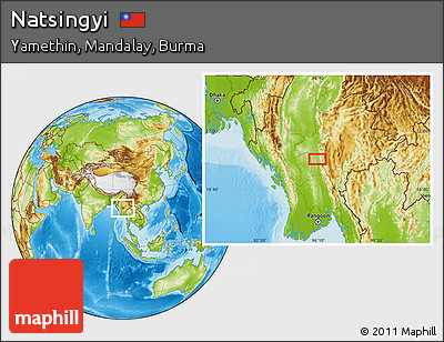 Physical Location Map of Natsingyi