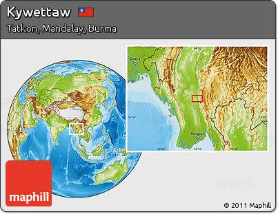 Physical Location Map of Kywettaw
