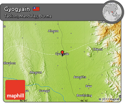 Physical Map of Gyogyain