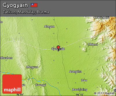 Physical Map of Gyogyain