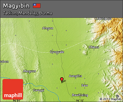 Physical Map of Magyibin