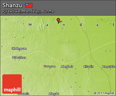 Physical Map of Shanzu