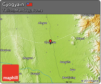Physical Map of Gyogyain