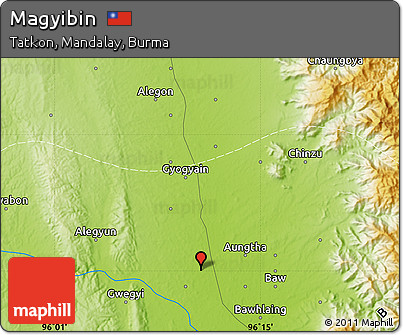 Physical Map of Magyibin