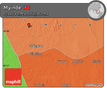 Political Map of Myinde