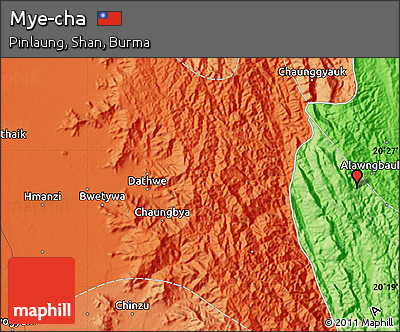 Political Map of Mye-cha
