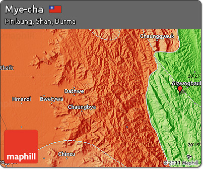 Political Map of Mye-cha