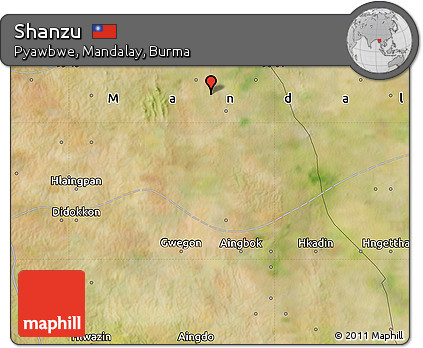 Satellite Map of Shanzu