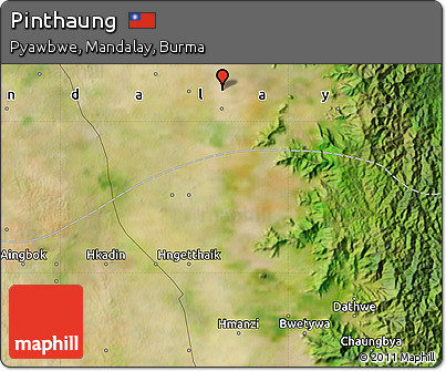 Satellite Map of Pinthaung