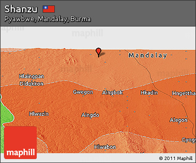 Political Panoramic Map of Shanzu