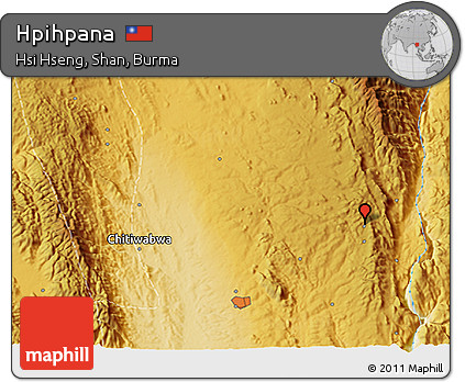 Physical 3D Map of Hpihpana