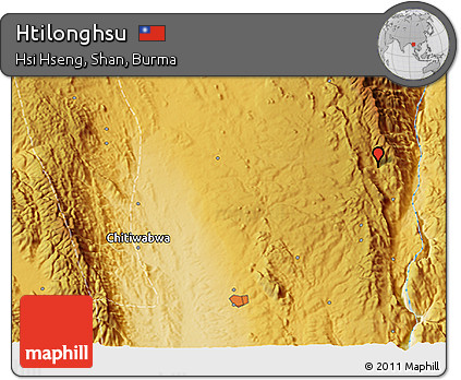 Physical 3D Map of Htilonghsu
