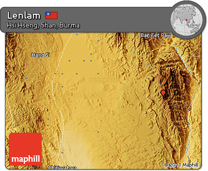 Physical 3D Map of Lenlam