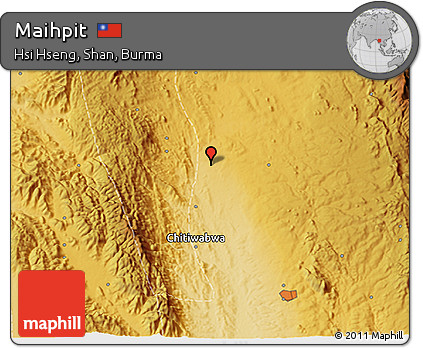 Physical 3D Map of Maihpit