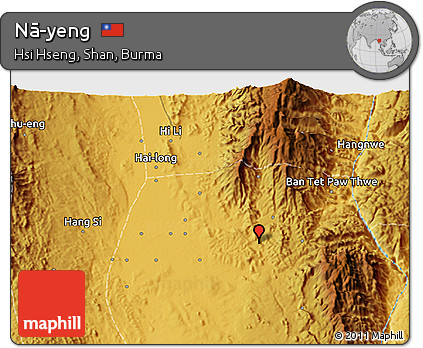 Physical 3D Map of Nā-yeng