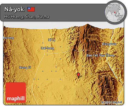Physical 3D Map of Nā-yok