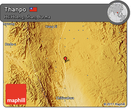 Physical 3D Map of Thanpo
