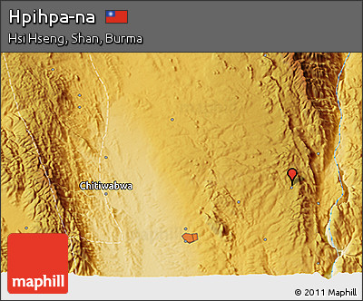 Physical 3D Map of Hpihpa-na