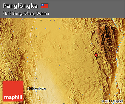 Physical 3D Map of Panglöngka