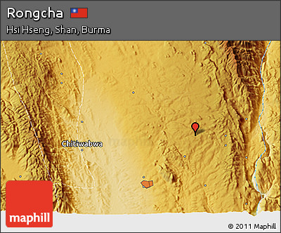 Physical 3D Map of Rongcha