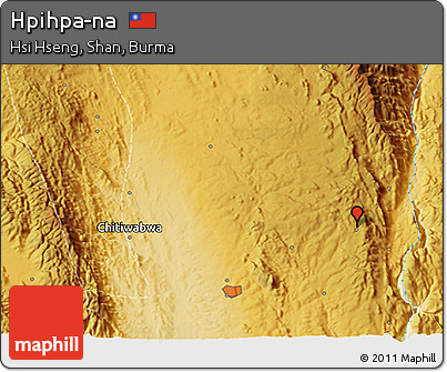 Physical 3D Map of Hpihpa-na