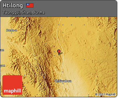 Physical 3D Map of Htilong