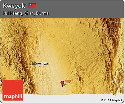 Physical 3D Map of Kweyok