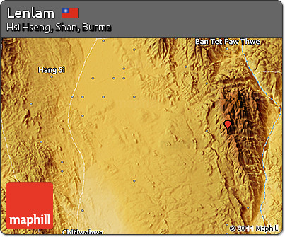Physical 3D Map of Lenlam