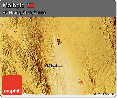 Physical 3D Map of Maihpit