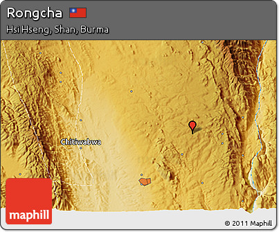 Physical 3D Map of Rongcha
