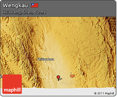 Physical 3D Map of Wengkau
