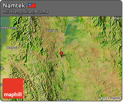 Satellite 3D Map of Namtek