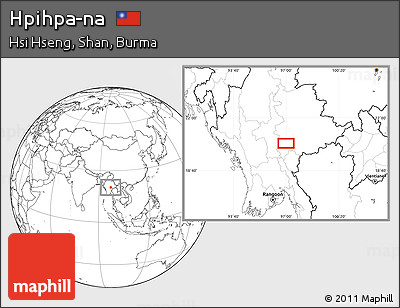 Blank Location Map of Hpihpa-na