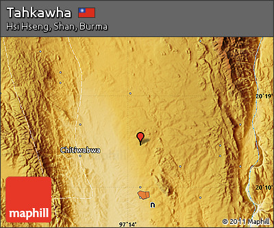 Physical Map of Tahkawha