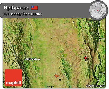 Satellite Map of Hpihpa-na